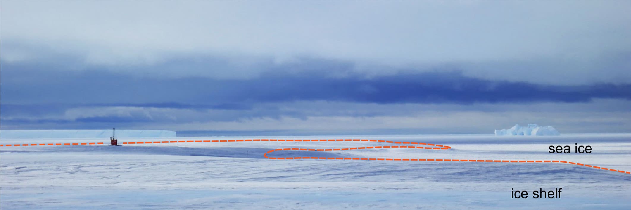 Overview of the Spot interface on sea ice imagery